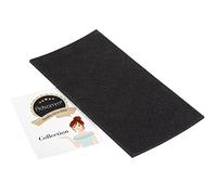 Adsamm® / plaquette autocollante en feutre pour le découpage / noir / 100x200 mm / rectangulaire / 3,5 mm d' épaisseur / patins feutre auto-adhésifs