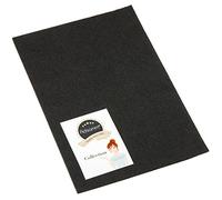 Adsamm® / plaquette autocollante en feutre pour le découpage / noir / 200x300 mm / rectangulaire / 3,5 mm d' épaisseur / patins feutre auto-adhésifs