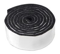 Adsamm® / Rouleaux de rubans adhésifs en feutre découpables / noir / 24x1000 mm / rouleaux / épaisseur 3,5 mm / patins feutre auto-adhésifs de qualité optimale