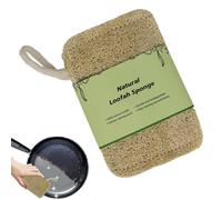 Adsfvs Éponge Vaisselle Naturelle en Luffa - Nettoyant Écologique pour Plats avec Fibre Végétale,Pad De Récurrage Anti-Rayures pour Ustensiles De Cuisine Casseroles Et Poêles