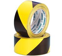 Advance Tapes 5803 - Adhésif Sécurité noir/jaune 50mm x 33m - Rubans adhésifs et plus encore