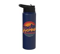 Adventure Awaits in Wyoming Stainless Steel Insulated Water Bottle