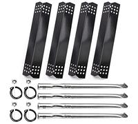 Adviace Pièces de Rechange pour Nexgrill 720-0925P 720-0925 720-0882A 720-0896 720-0896B 720-0896E, Lot de 4 Tubes de brûleur, allumages, tamers de Flamme de Rechange pour Barbecue à gaz Nexgrill 720