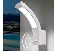 Adviti PIRYT LED 10W Lampe Exterieur Detecteur de Mouvement 800lm IP54 4000K Design Moderne Etanche