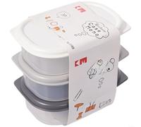 Advokingtap 1 boîte de rangement empilable pour mini collation avec couvercle, organiseur portable pour la maison, le bureau, les voyages, blanc, 9 x 65 x 27 cm