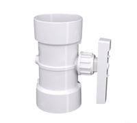 Advokingtap Amortisseur d'air manuel en PVC pour ventilation CVC et chambres de culture, valve de contrôle précise du flux d'air, blanc, 200 x 250 mm (75 mm)