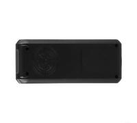 Advokingtap Détecteur de rayonnement électromagnétique haute sensibilité EMF testeur avec 5 LED pour la recherche sur le terrain et la sécurité à domicile ABS rouge 150 x 50 x 30 mm (noir)
