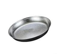 Advokingtap Grand bol décoratif rond martelé doré avec effet martelé pour centre de table (argenté)