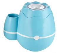 Advokingtap Humidificateur de vase avec diffuseur d'aromathérapie 300 ml USB silencieux pour chambre à coucher, bureau, salon, décoration en plastique ABS blanc (bleu)