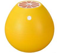 Advokingtap Humidificateur USB en forme de fruit diffuseur d'aromathérapie 25-30 ml/h brume silencieuse LED veilleuse pour voiture, maison, bureau, jaune citron (jaune)