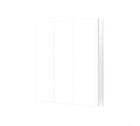 Advokingtap Interrupteur de scène sans fil à 6 boutons pour Tuya Smart pour Zigbee 30 Voice APP Télécommande sans câblage Bouton poussoir Contrôleur Blanc ABS