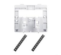 Advokingtap Kit de chasse d'eau avec base et bras 350 arrière 1100 - Réparation de toilettes en plastique blanc - Pièce de rechange pour système de salle de bain