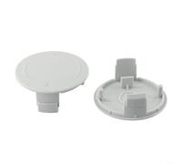Advokingtap Lot de 2 cache-bobines de rechange compatibles avec Bosch pour débroussailleuse à alimentation automatique afs 23-37, capuchon en ABS gris pour entretien de pelouse de jardin