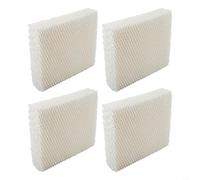 Advokingtap Lot de 4 éléments filtrants pour humidificateur EVAP1 EVAP3 EVAP40 EVAP50, pièces de rechange pour purification de l'air à domicile et au bureau, blanc