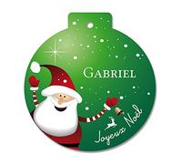 Adzif.biz Le sticker de decoration - Boule de Noël en plexi Personnalisable - décoration de Sapin à Personnaliser