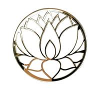 Adzif.biz Le sticker de decoration - Décoration Murale Spirituelle Fleur de Vie, Fleur de Lotus, Arbre de Vie - Bois ou plexigglass, diamètre 29 cm