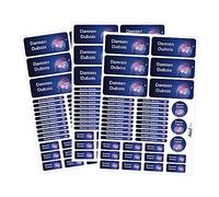 Adzif.biz Le sticker de decoration Étiquettes Ecole Prénom Personnalisables kit 120 étiquettes prénom, étiquettes stylos, étiquettes cahiers, gourde Gamer
