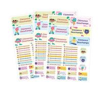 Adzif.biz Le sticker de decoration - Kit 120 étiquettes prénom école Vacances