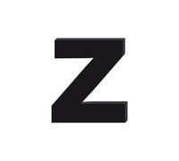 Adzif.biz Le sticker de decoration - Lettre Décorative Verre Acrylique Noir. Lettrage Adhésif Verre Synthétique. Lettre Autocollante pour Prénom, Décoration Mariage, Enseigne