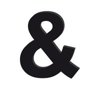 Adzif.biz Le sticker de decoration - Lettre Décorative Verre Acrylique Noir. Lettrage Adhésif Verre Synthétique. Lettre Autocollante pour Prénom, Décoration Mariage, Enseigne