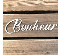 Adzif.biz Le sticker de decoration - Mot Décoratif - Cuisine, Dressing, Welcome, Home... Décoration Murale Lettrage Relief. Mot Géant 3D Plexi Blanc