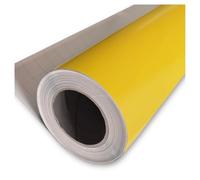Adzif.biz Le sticker de decoration - Rouleau adhésif Jaune aspect brillant 123 cm x 5 m, vinyl autocollant multi usage vendu au mètre, adhésif de décoration au mètre