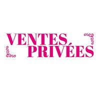 Adzif.biz Le sticker de decoration - Sticker Vitrine Ventes Privées - Dimensions 118 x 32 cm - Coloris Rose Mat - Autocollant Vitrine
