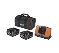 Pack 2 batteries AEG LL1850SHD 18V 5.0Ah HD + Chargeur Rapide SET