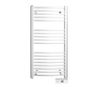 AEG Chauffe-bain et sèche-serviettes BHG 505 W, blanc, 500 W, env. 5 m², avec fiche, LED, 238710