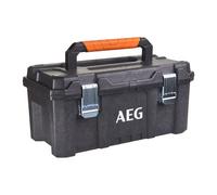 AEG - Coffre de Chantier AEG21TB - Rangement Résistant, Grand Volume, Poignées Renforcées - Stockage Sécurisé des Outils sur Chantier ou en Atelier