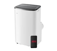 AEG Comfort 6000 AXP35U539CW Climatiseur mobile LED, tactile, 40-50 m², 64 dB(A), refroidissement, ventilateur, déshumidification, automatique