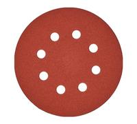 AEG - Disque abrasif Ø 125 grain 180-8 trous (x 5)