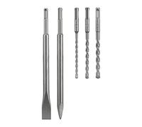 Aeg - Kit Sds Plus 3 Forets 6/8/10 Mm - Burin Pic - Burin Plat