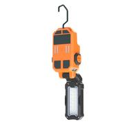 AEG Lampe de Chantier PRO18V 850 Lumens 20 LED BML18-0 (Sans batterie) | Tête repliable, 2 niveaux d'éclairage, aimant intégré et crochet pour usage mains libres, atelier, garage, véhicule