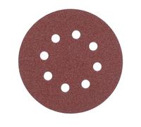 AEG - Lot de 5 disques abrasif Ø 125 grain 60-8 trous