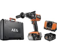 Perceuse-visseuse à percussion 18V BRUSHLESS "Heavy duty", 140 Nm, mandrin métal 13 mm , 2 batt. Pro lithium 6,0 Ah HD, chargeur, poignée additionnelle, anti-kickback, en coffret.