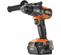 AEG Perceuse-visseuse à percussion BSB18C3BL-502C 18 V Brushless 110 Nm 2x5Ah + chargeur en coffret
