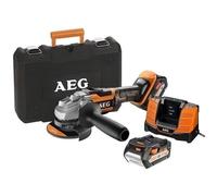 AEG - Meuleuse 125 mm 18V BRUSHLESS, 11000 tr/min - 2 batteries Pro lithium 5,0 Ah HD, chargeur, en coffret - BEWS18-125BL LI-502C