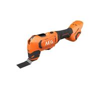 AEG - Outil Multifonction Multitool - Sans Fil - Découpe de Matière, Ponçage, Polissage, Sciage, Fraisage, Décapage, Raclage - 6 Vitesses - Poignée Softgrip - Batterie Pro18V - BMT18-0