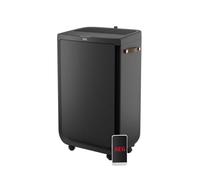 AEG Purificateur d'air APU72771DG, filtre HEPA, élimine 99,5% de bactéries, capacité jusqu'à 70 m2, 3 vitesses, tactile, commande vocale, Wi-Fi, capteur d'humidité/température, filtrage 4 étapes,