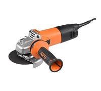 AEG WS 12-125 S Meuleuse d’angle Ø125 mm - 1200 W, 11 500 tr/min, LLO, tête plate métal, poignée AVS - Métal & travaux intensifs