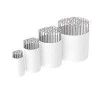 AEJHSIN Grilles de Drainage Couvercle de Drainage Toit Rond en Acier Inoxydable, Anti-Blocage, Couvercle Balcon, Grand déplacement, Capuchon Tuyau Pluie sur Le(75 Tube)