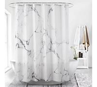 AEKDCL Rideaux de Douche Séchage Rapide Moiré Polyester Imperméable et Anti-Moisissure Tissu Lavable en Machine Salle de Bain Douches Couverture pour Chambre Humide D’hôtel 240x160cm/94x63in(WxH)