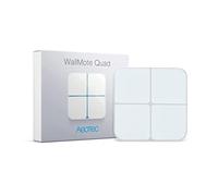 AEOTEC WallMote Quad, Commutateur Mural sans Fil Z-Wave Plus, 4 Boutons, Télécommande 16 Scènes