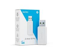 AEOTEC Z-Stick 10 Pro - Zigbee 3.0 & Z-Wave 800 Series Adaptateur USB - Fonctionne avec HomeAssistant - Zigbee2MQTT - Contrôleur Z-Wave - Z-Wave Long Range - Jusqu'à 1 km de portée - sans Nuage
