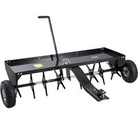 Aérateur à bouchons tractable de 48 pouces avec attelage universel Aérateur de pelouse tractable