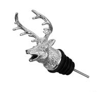 Aérateur à Vin Bouchon Silicone Anti-Fuite Doré Argenté(Silver) | Joint silicone étanche, anti-fuite garanti, préserve l'arôme du vin, facile à insérer et retirer