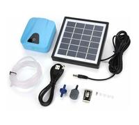 Aérateur Bassin Solaire 2L/min, Pompe Oxygène Énergie Solaire, Jardin/Aquarium Professionnel