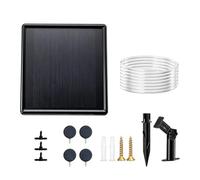 Aérateur de Bassin à énergie Solaire oxygénateur Rechargeable Portable | Pompe À Air Alimentée Par L'Énergie Solaire pour aquarium d'extérieur, pêche, hydroponie, jardin et arrière-cour