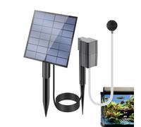 Aérateur de bassin à énergie solaire - Pompe à air ABS réglable, circulation de l'oxygène extérieure économe en énergie | Bulleur d'eau silencieux, aérateur d'aquarium, pompe à oxygène de piscine de